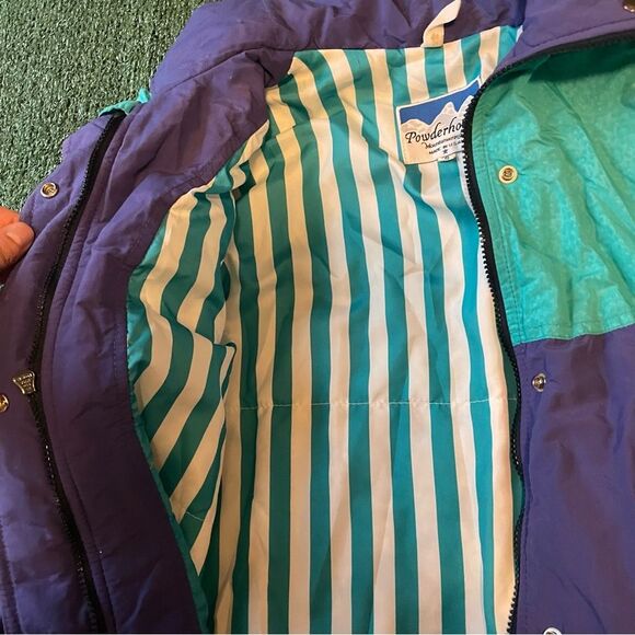 Vintage 90s or 80s Powderhorn Mountaineering Puffer Jacket size 6 - Picture 4 of 11